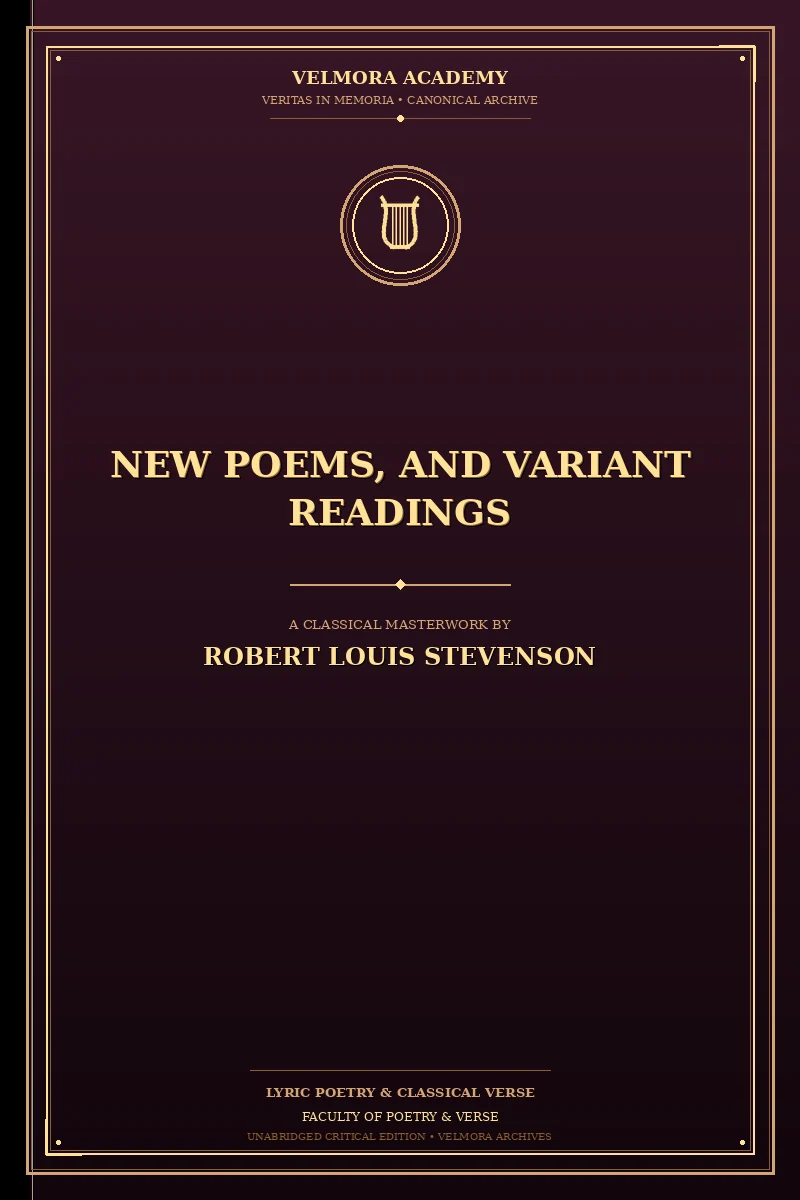 Cover of New Poems, and Variant Readings