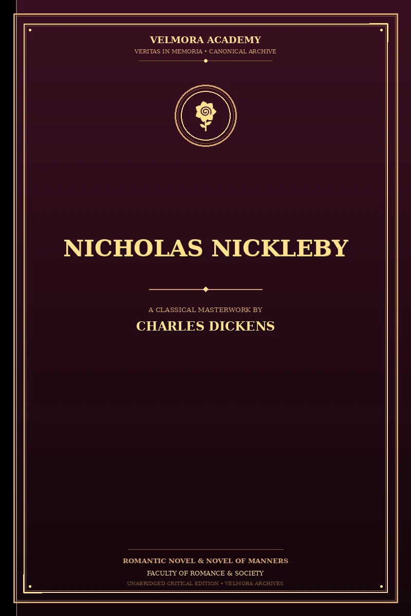 Cover of Nicholas Nickleby