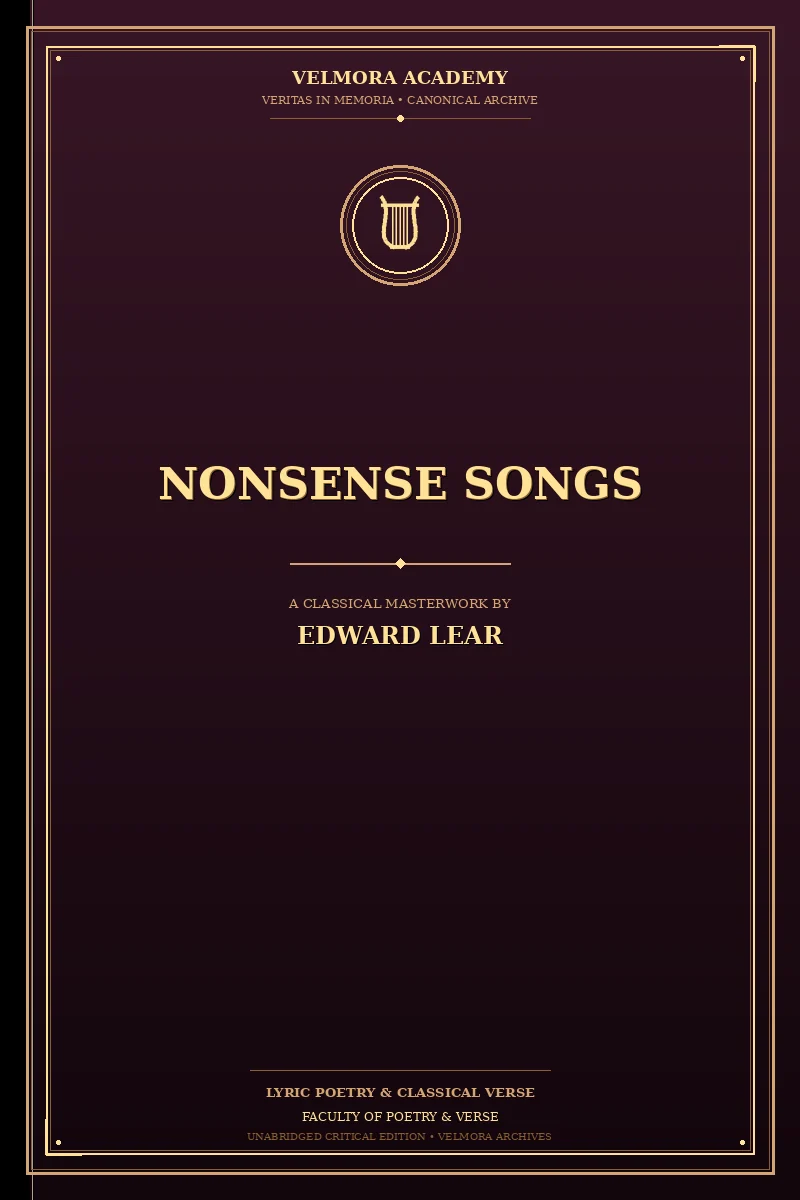 Cover of Nonsense Songs
