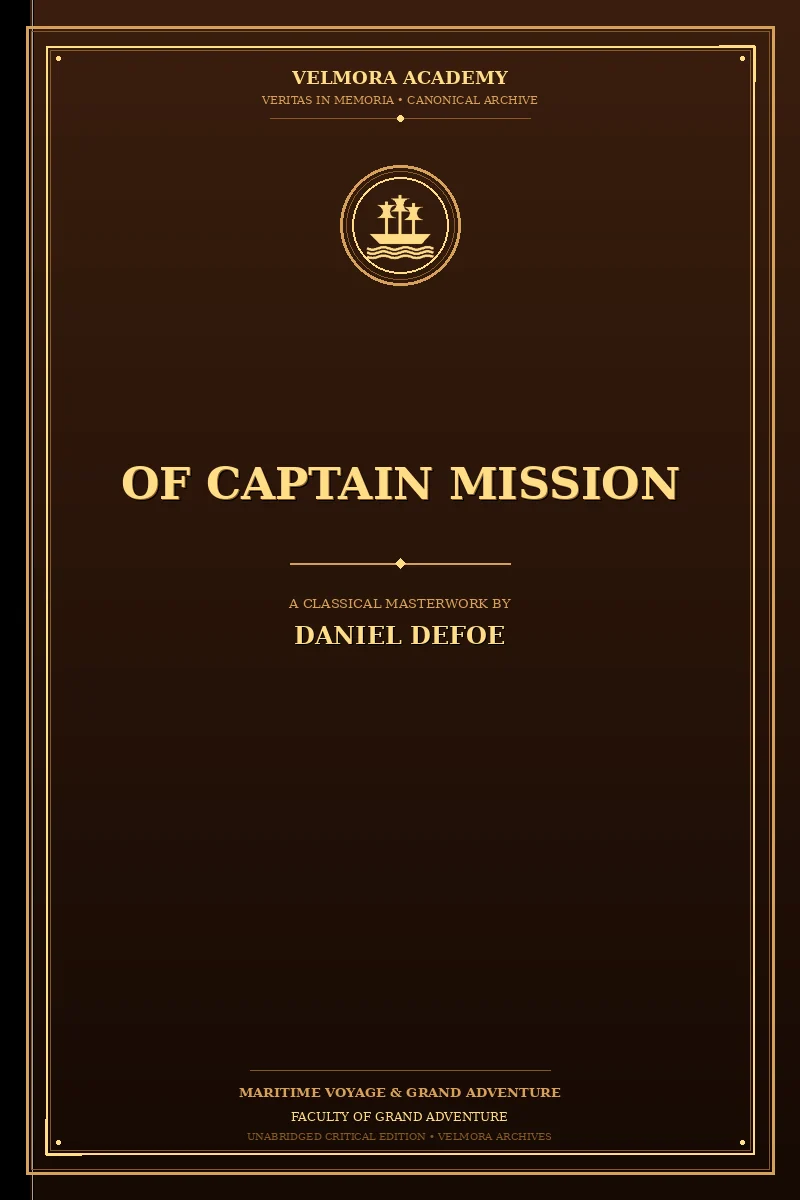 Cover of Of Captain Mission