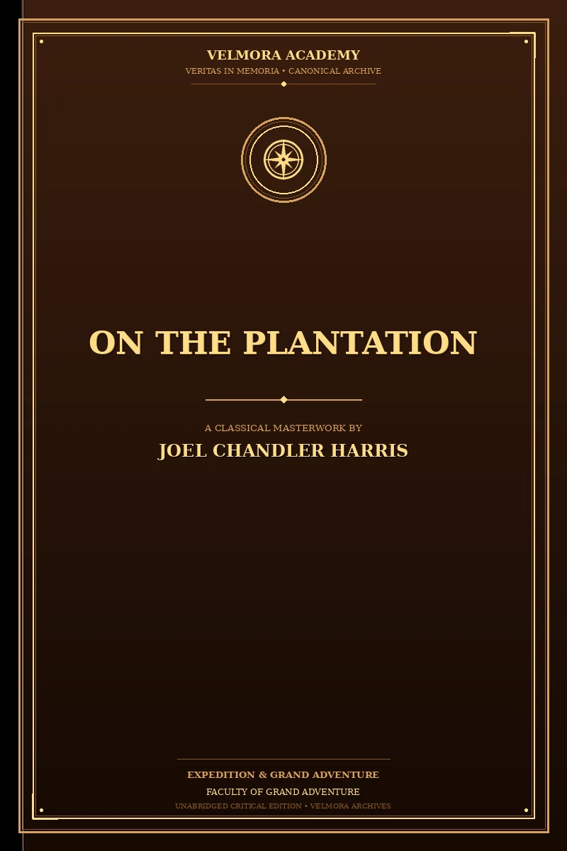 Cover of On the Plantation