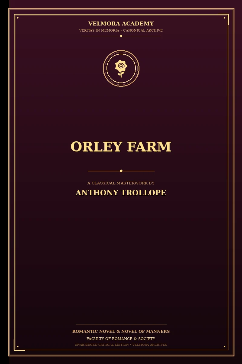 Cover of Orley Farm