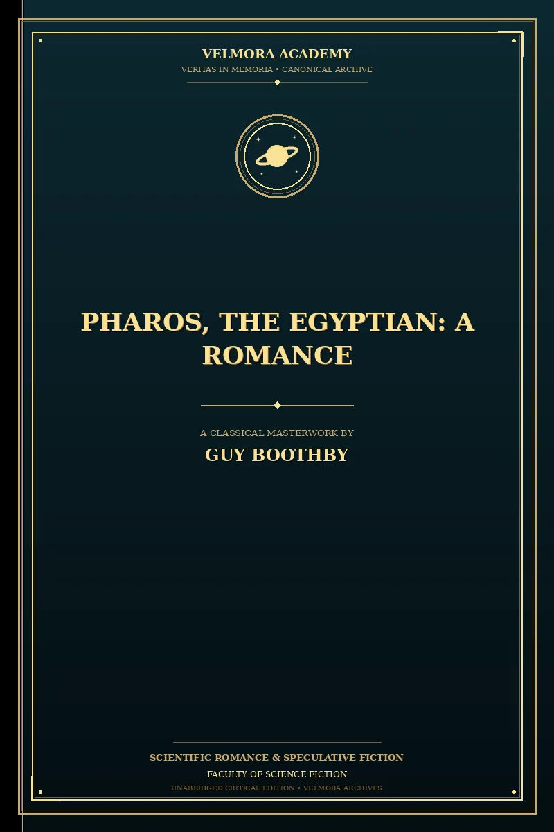 Cover of Pharos, The Egyptian: A Romance