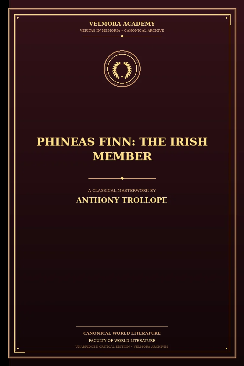 Cover of Phineas Finn: The Irish Member