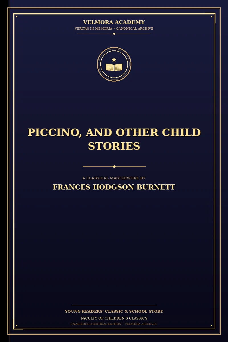 Cover of Piccino, and other child stories