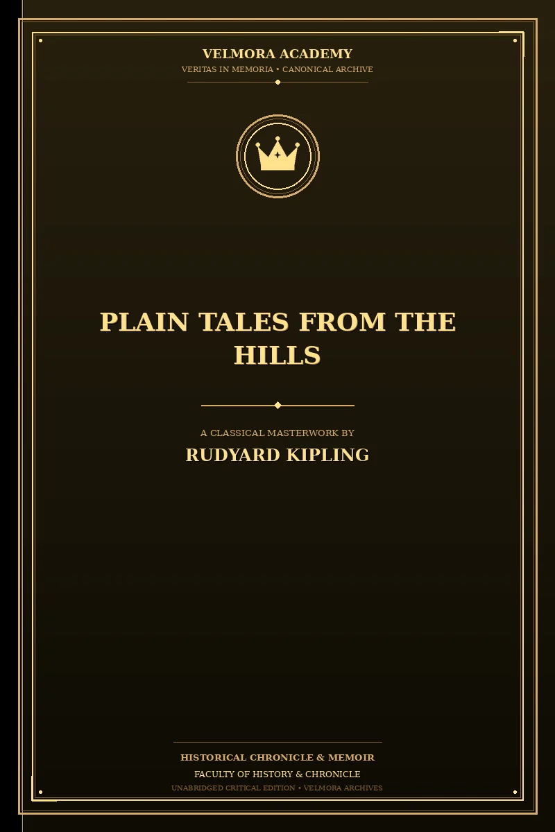 Cover of Plain Tales from the Hills