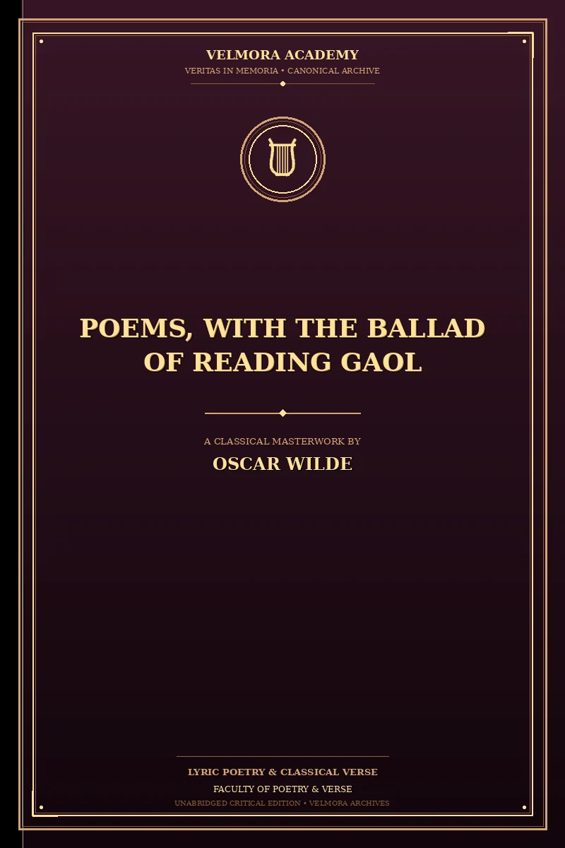 Cover of Poems, with The Ballad of Reading Gaol