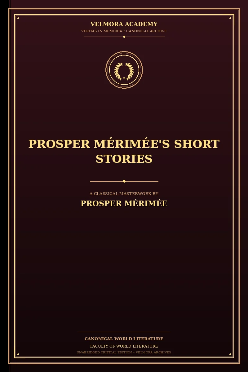 Cover of Prosper Mérimée's Short Stories