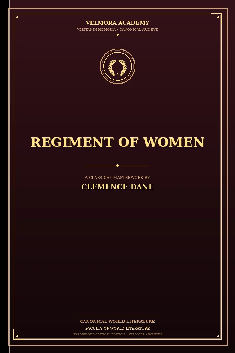 Cover of Regiment of Women