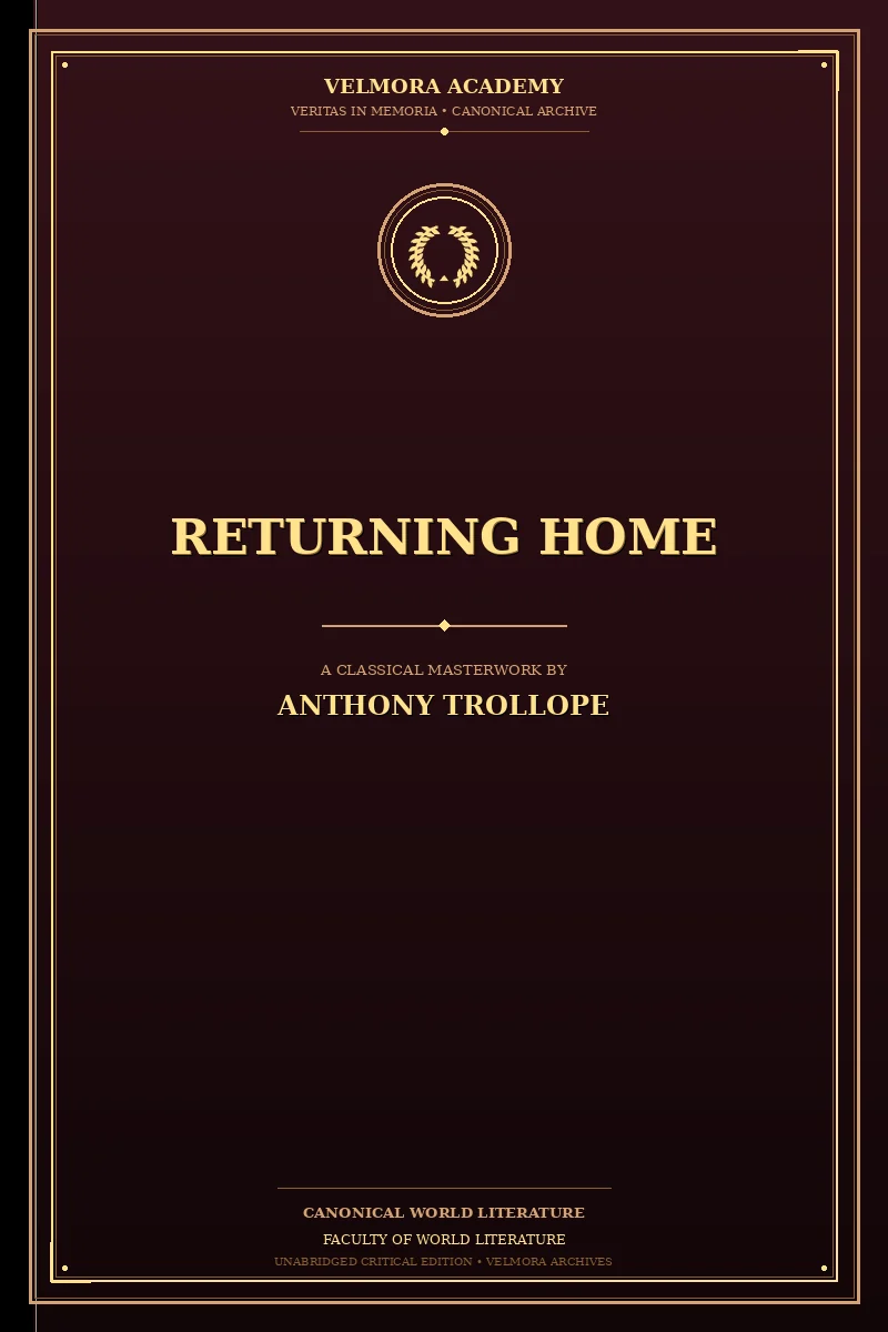 Cover of Returning Home