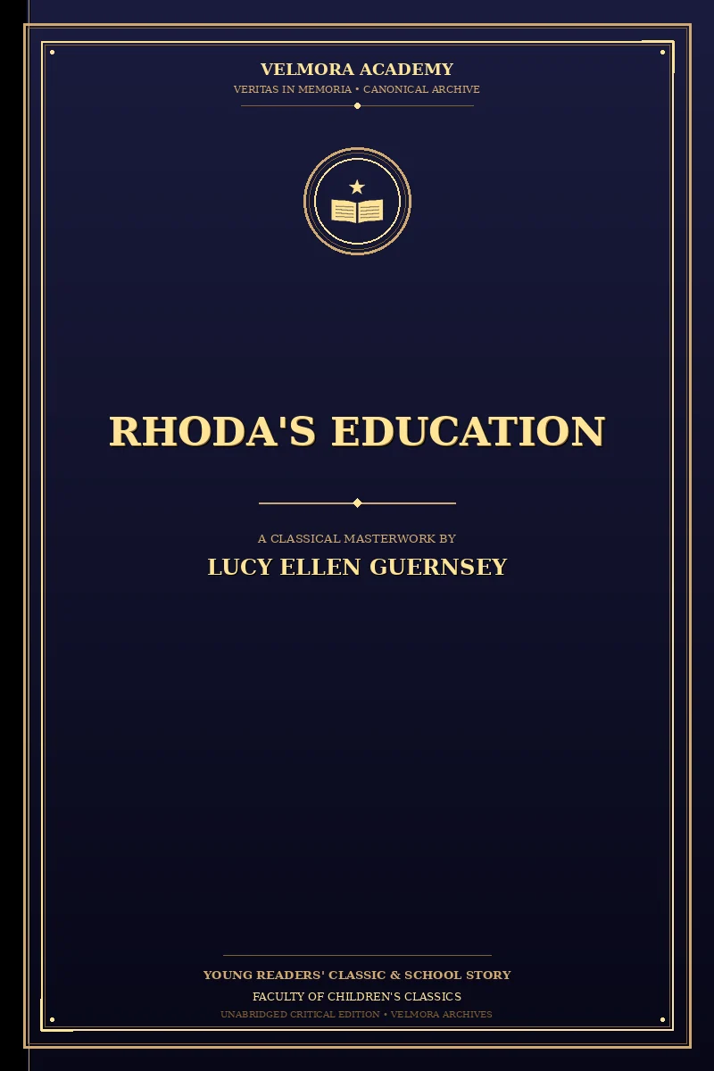 Cover of Rhoda's education