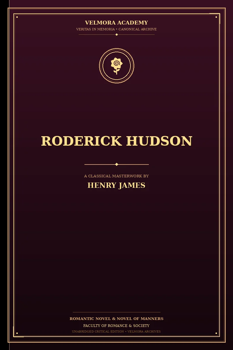 Cover of Roderick Hudson