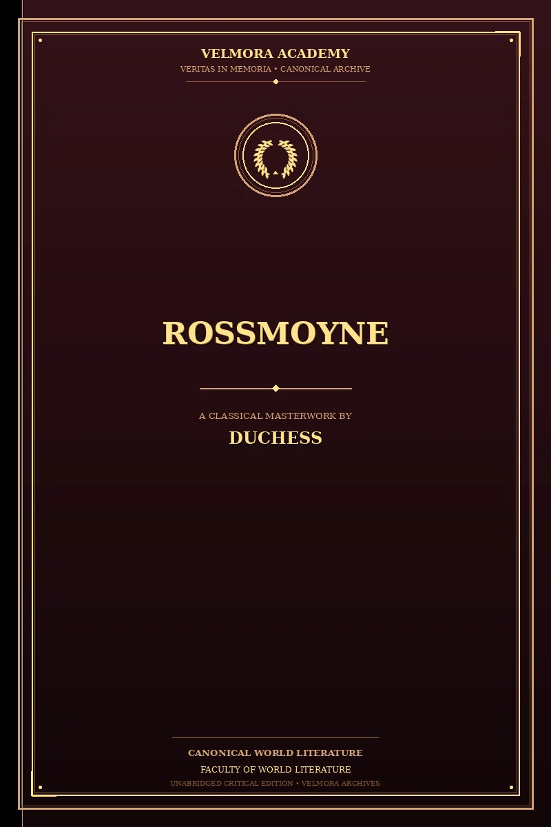 Cover of Rossmoyne