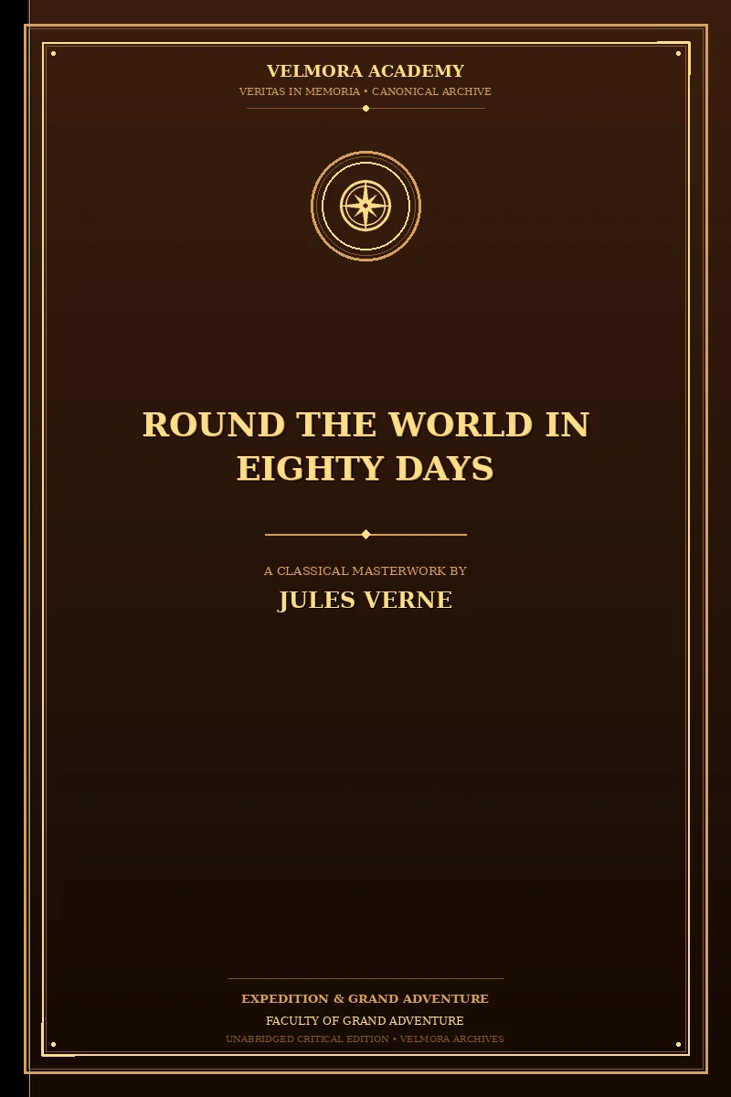 Cover of Round the World in Eighty Days