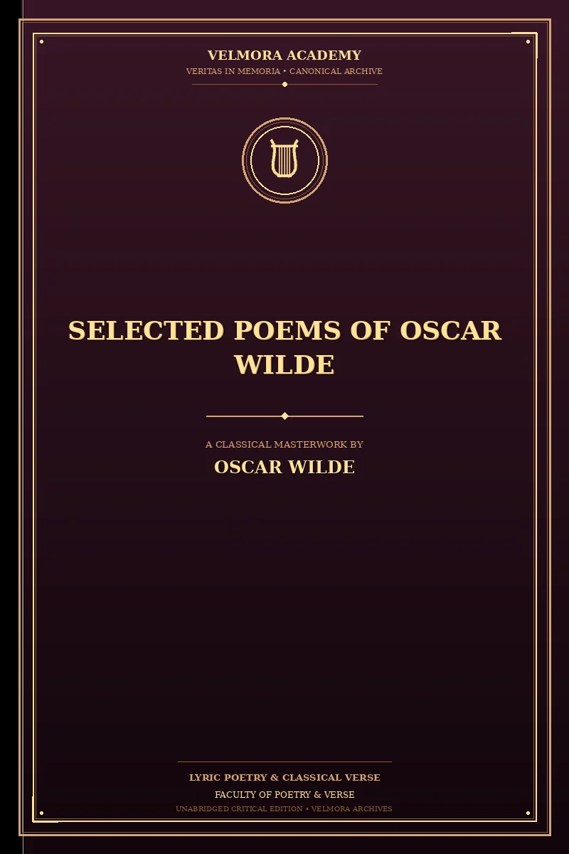 Cover of Selected Poems of Oscar Wilde