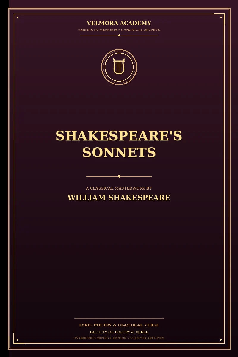 Cover of Shakespeare's Sonnets