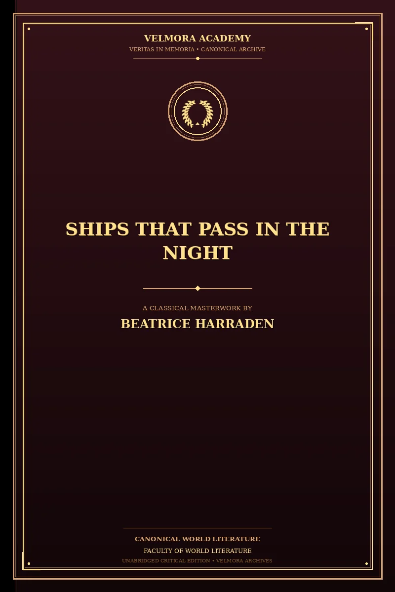 Cover of Ships That Pass in the Night