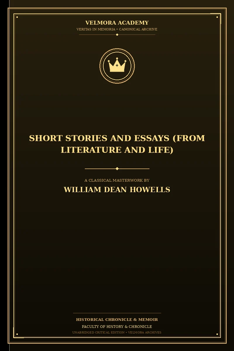 Cover of Short Stories and Essays (from Literature and Life)