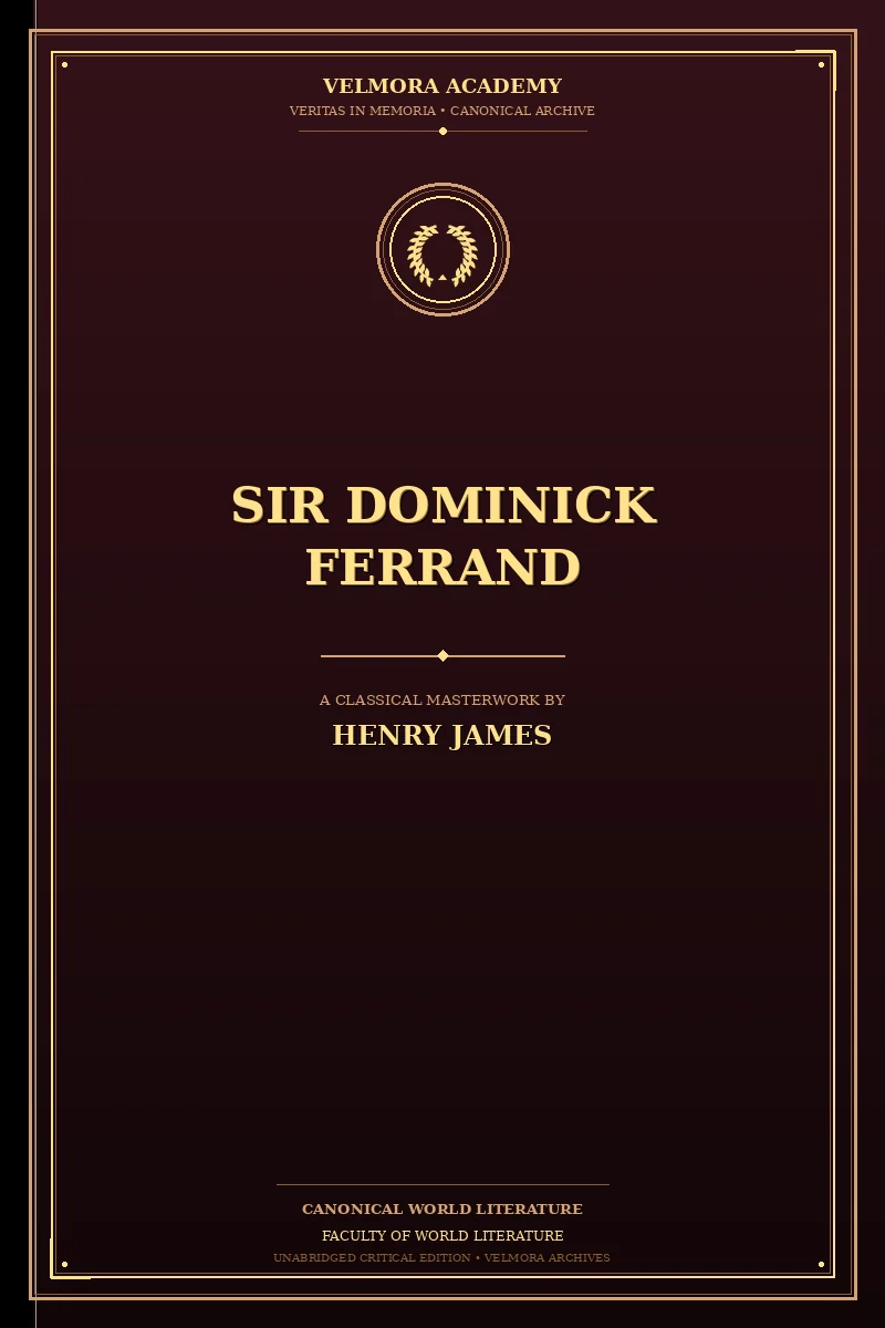Cover of Sir Dominick Ferrand