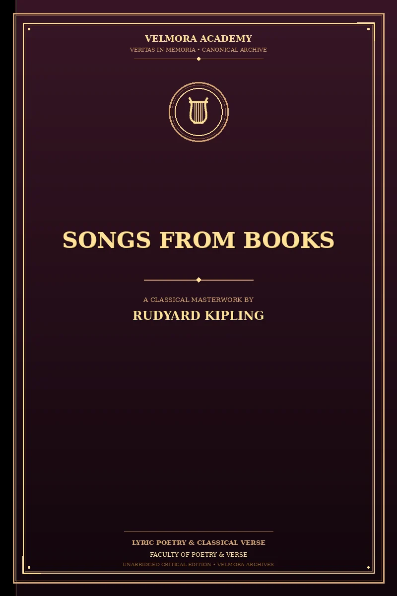 Cover of Songs from Books