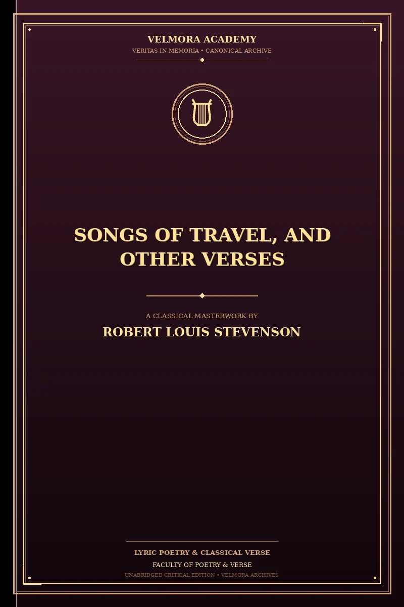 Cover of Songs of Travel, and Other Verses
