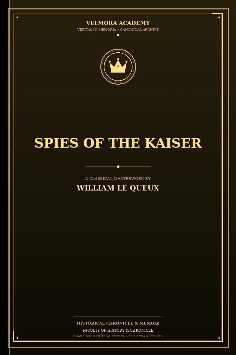Cover of Spies of the Kaiser