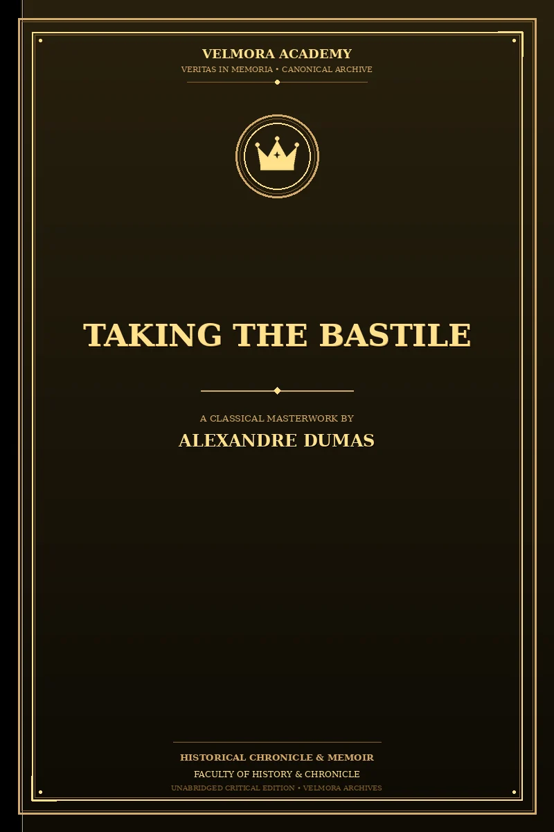 Cover of Taking the Bastile