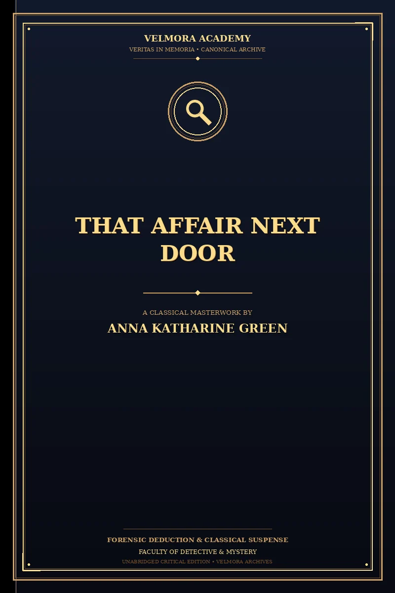 Cover of That Affair Next Door