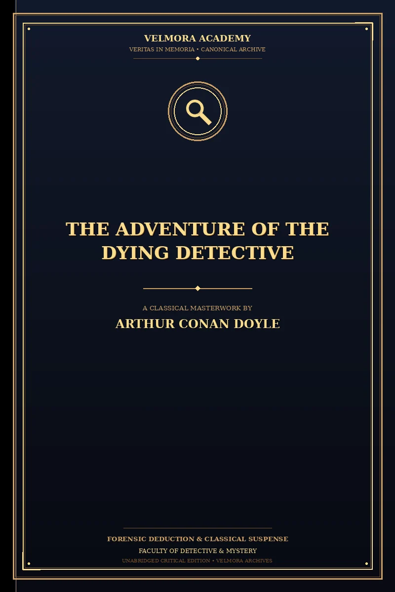 Cover of The Adventure of the Dying Detective