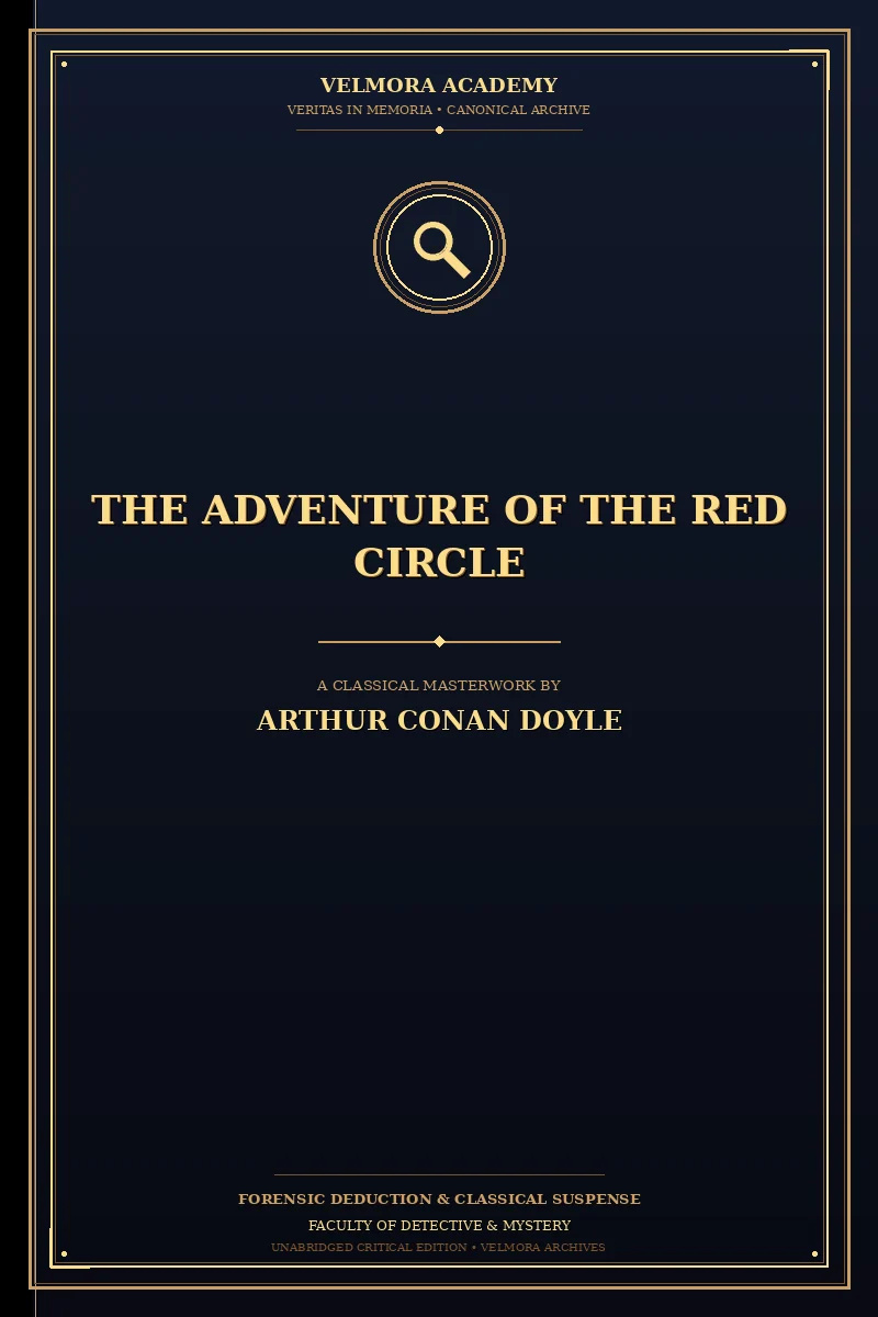 Cover of The Adventure of the Red Circle