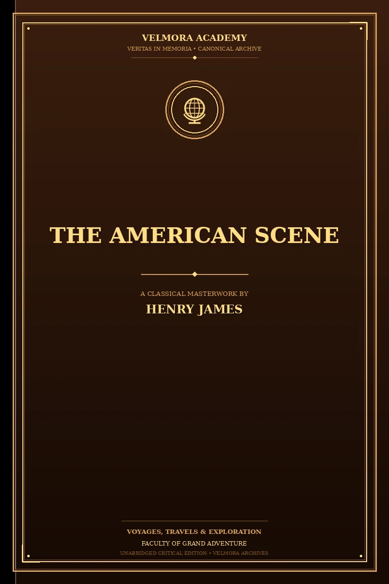 Cover of The American scene