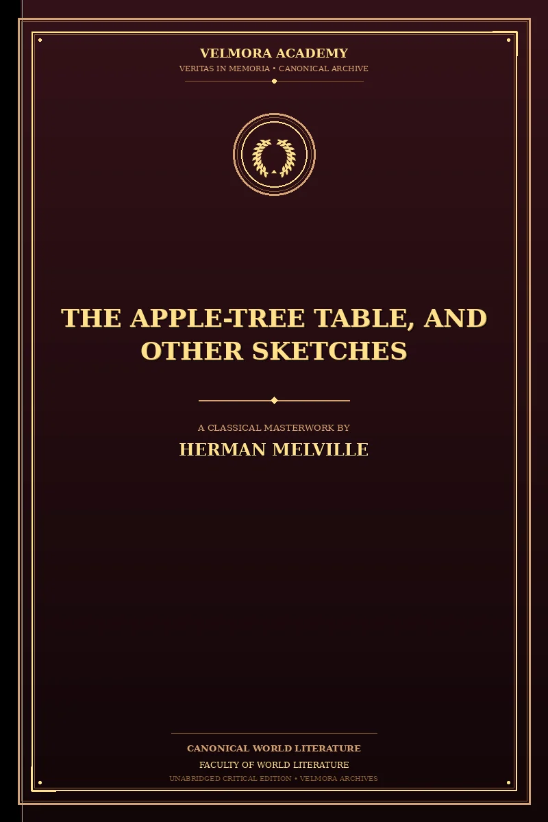 Cover of The Apple-Tree Table, and Other Sketches