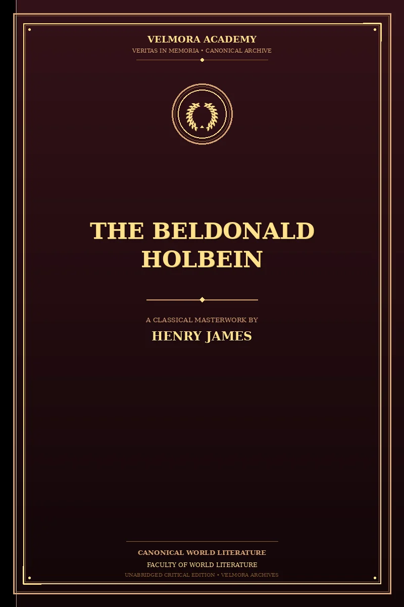 Cover of The Beldonald Holbein