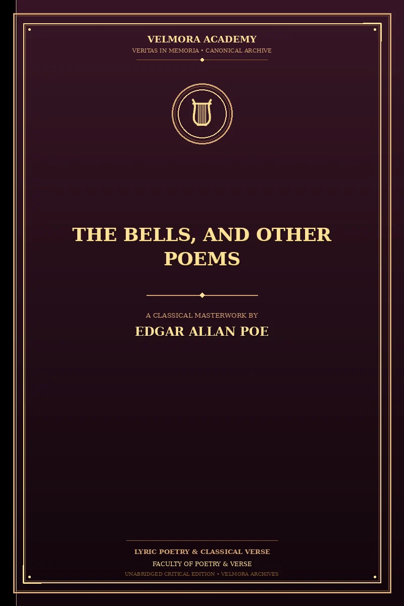Cover of The Bells, and Other Poems