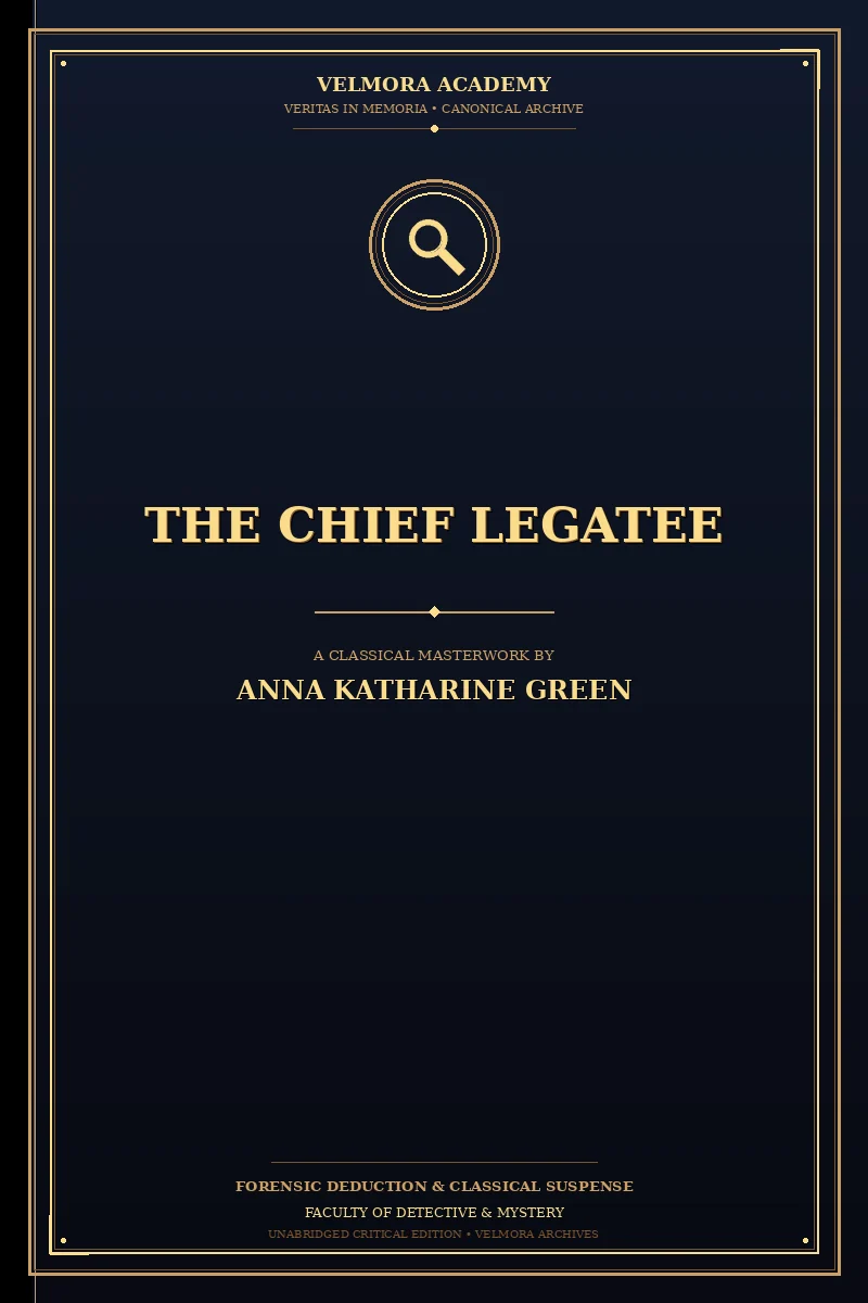 Cover of The Chief Legatee