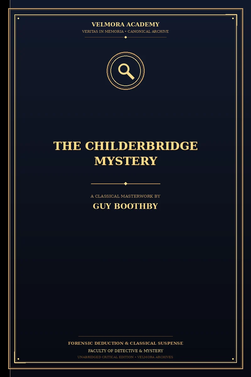 Cover of The Childerbridge Mystery