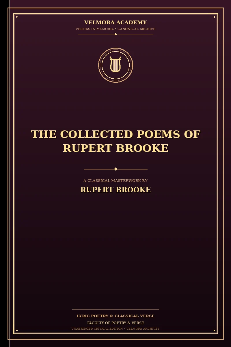 Cover of The Collected Poems of Rupert Brooke