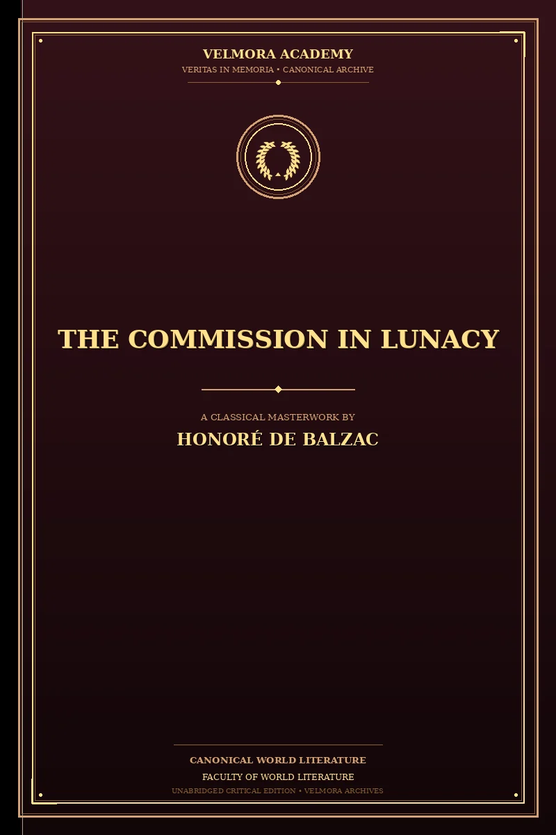 Cover of The Commission in Lunacy