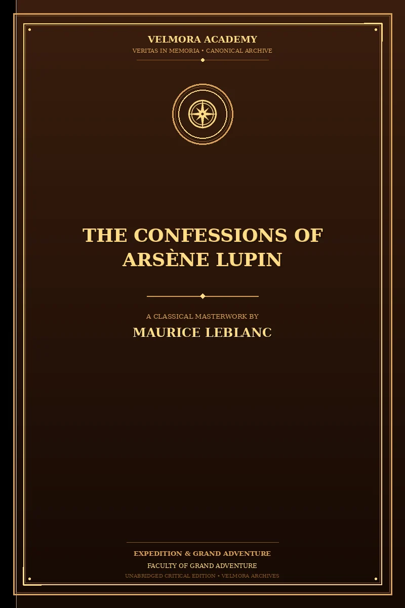 Cover of The Confessions of Arsène Lupin