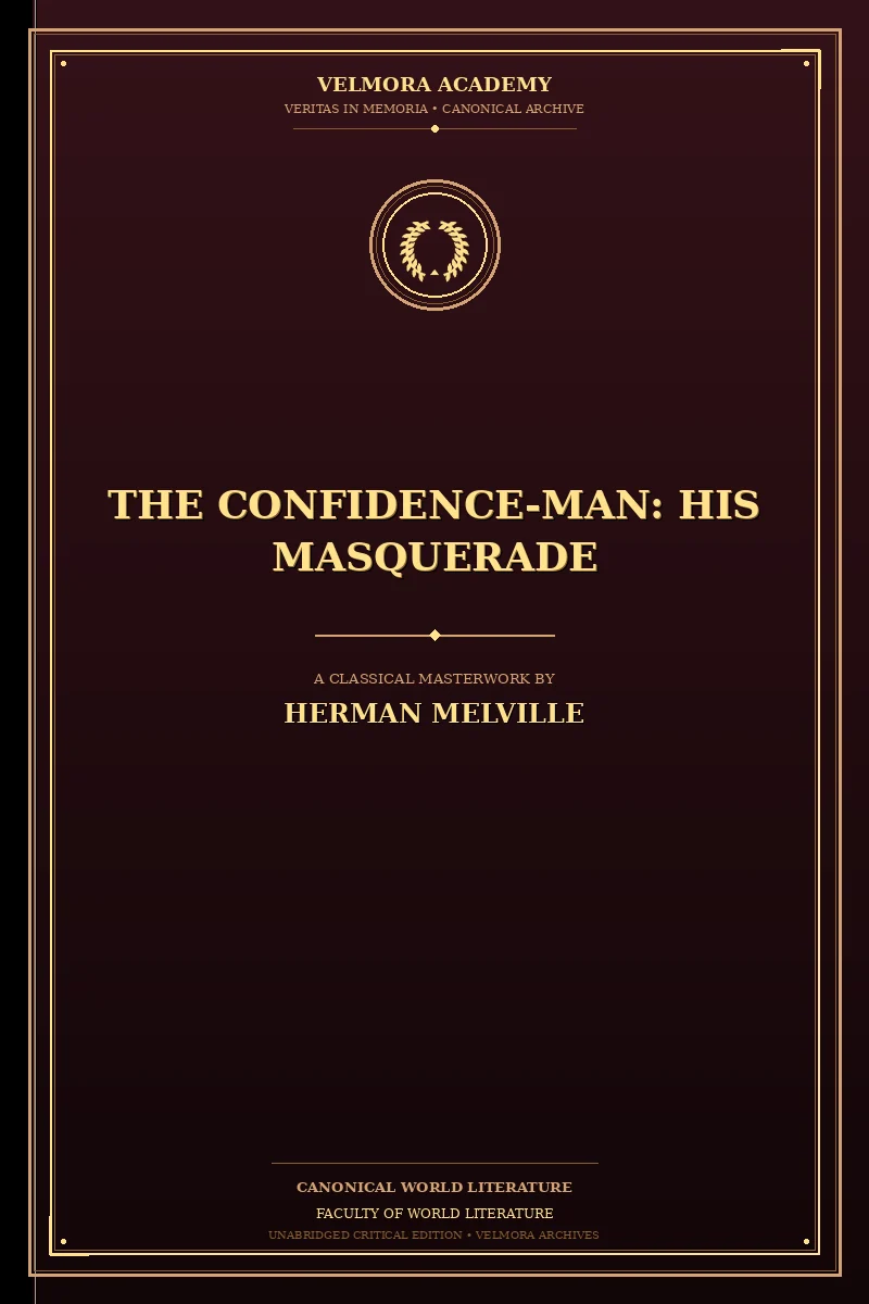 Cover of The Confidence-Man: His Masquerade