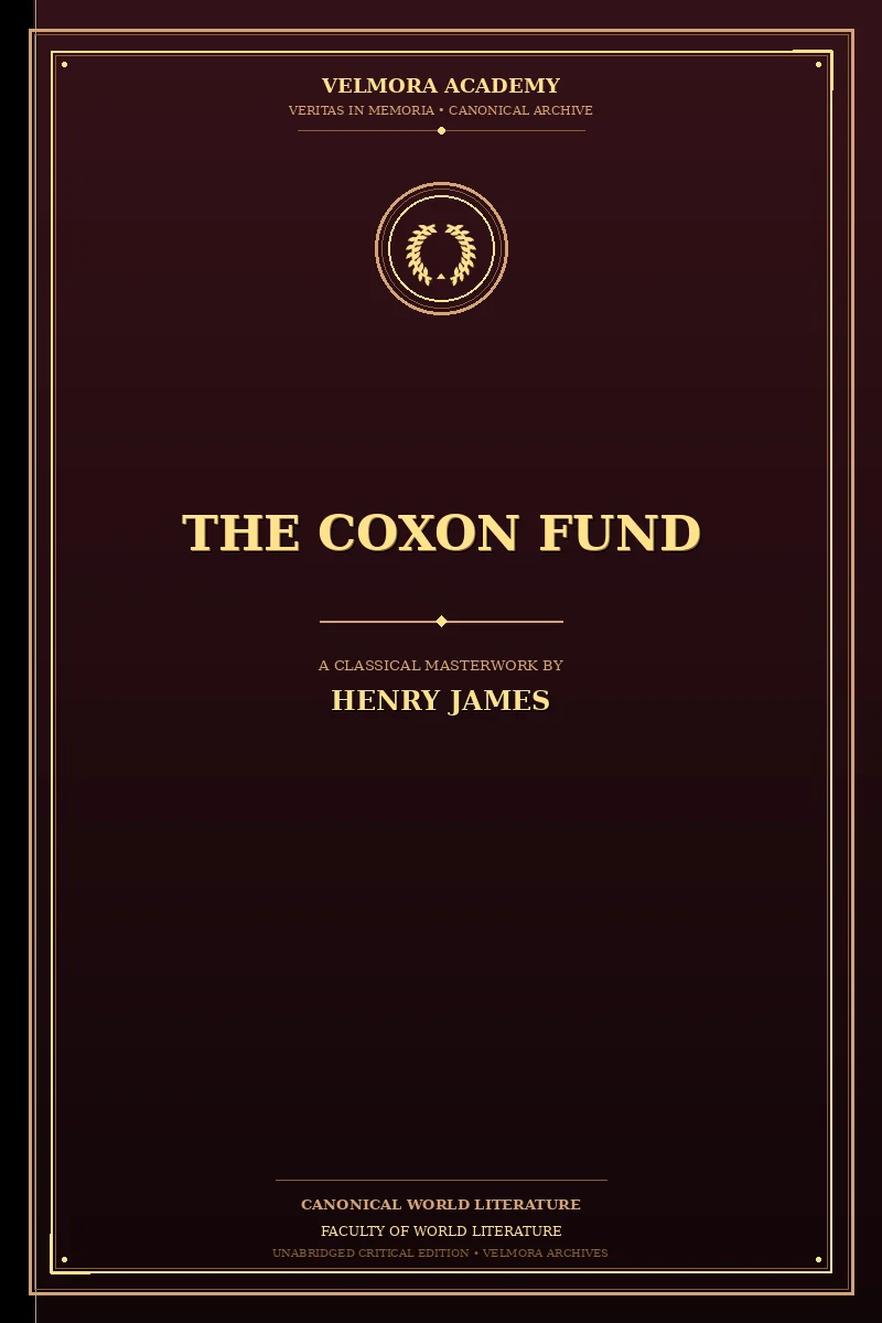Cover of The Coxon Fund