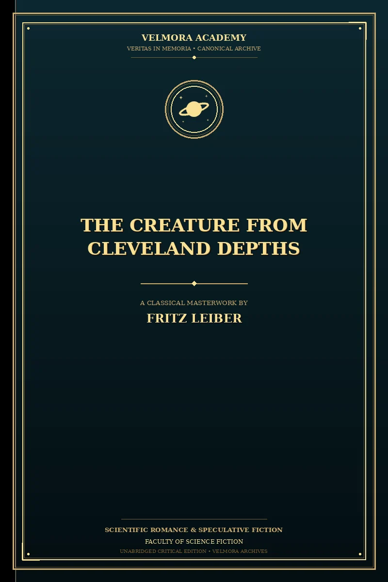 Cover of The Creature from Cleveland Depths