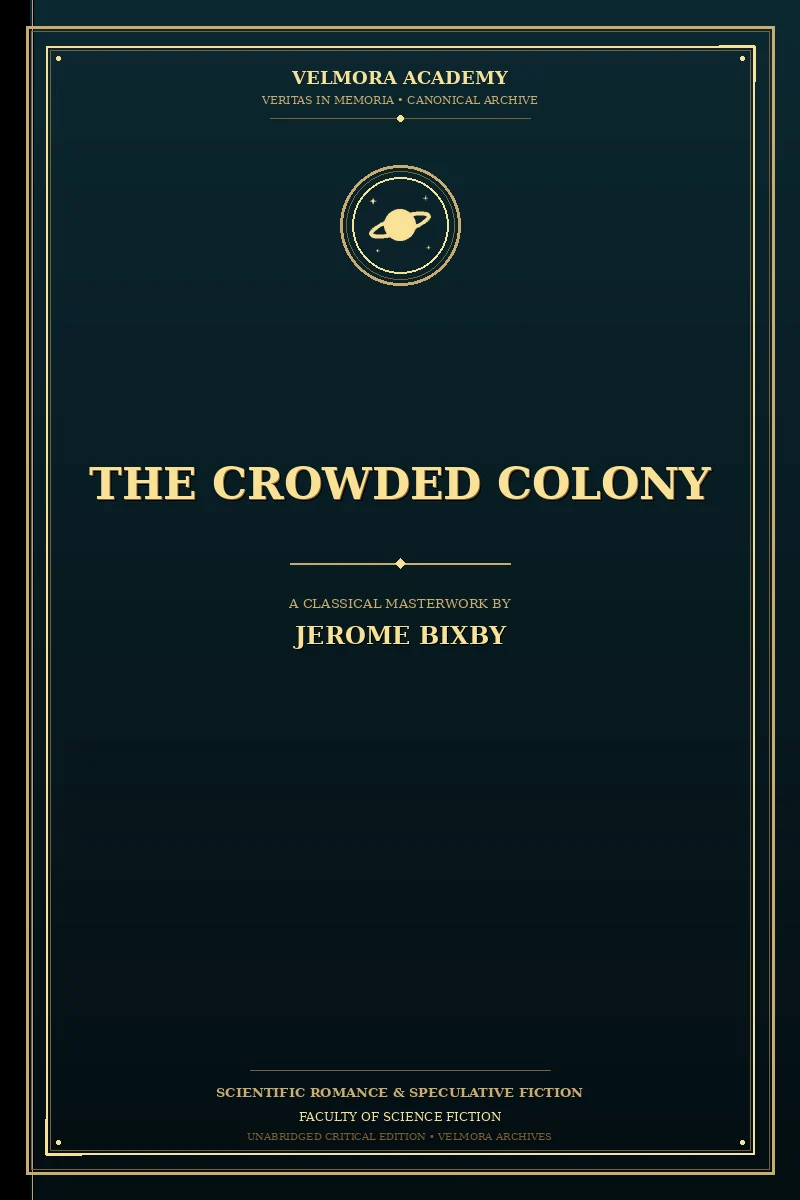 Cover of The Crowded Colony