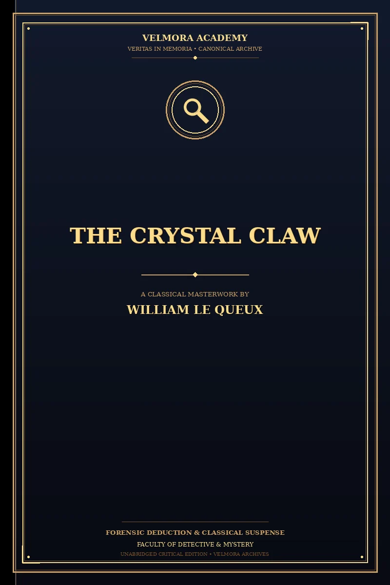 Cover of The crystal claw