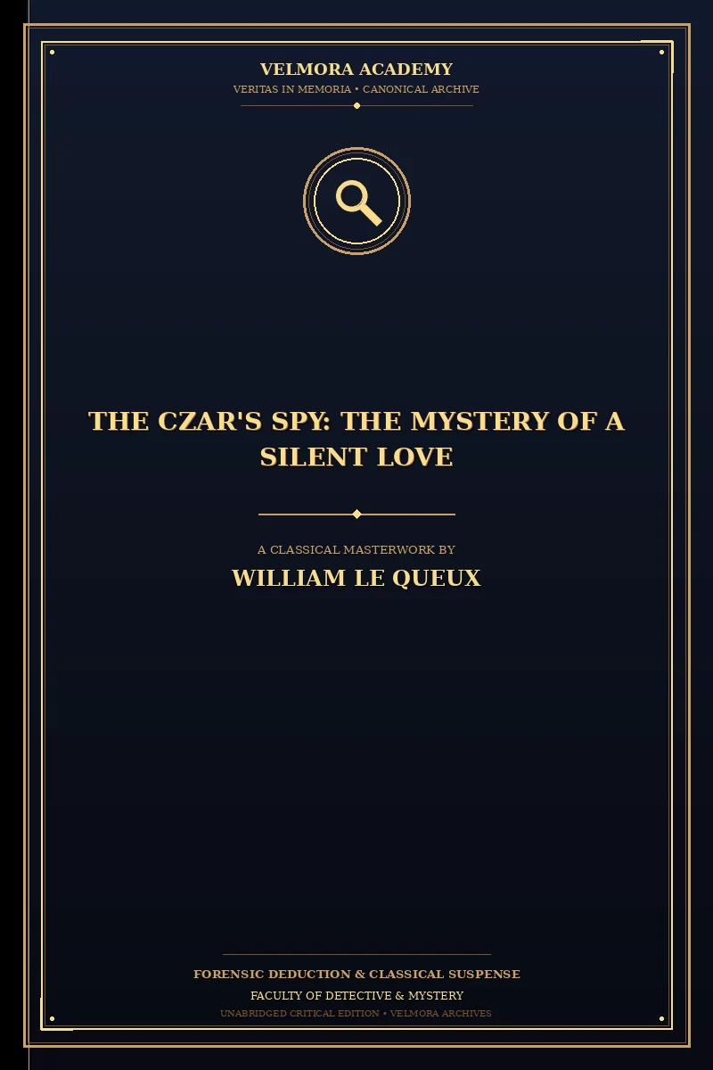 Cover of The Czar's Spy: The Mystery of a Silent Love