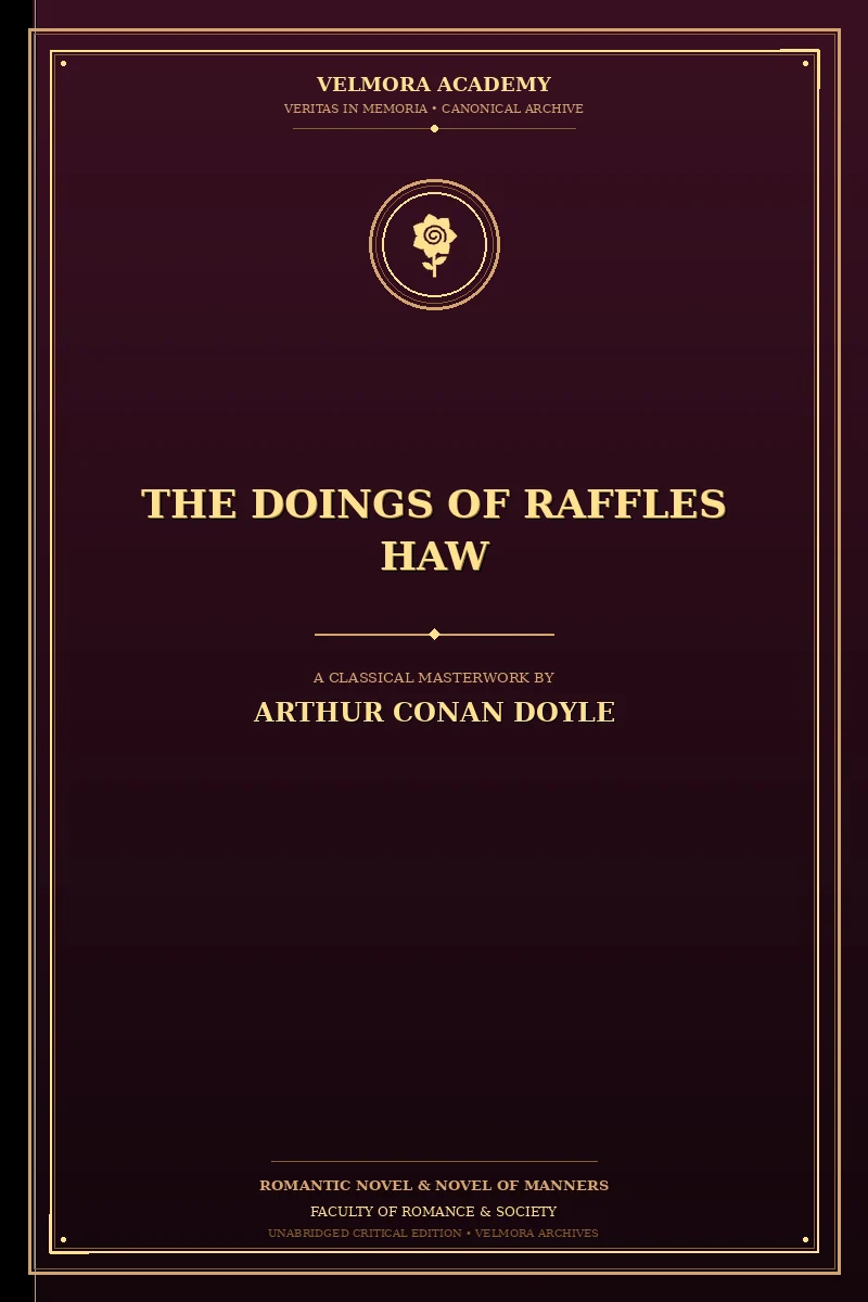 Cover of The Doings of Raffles Haw