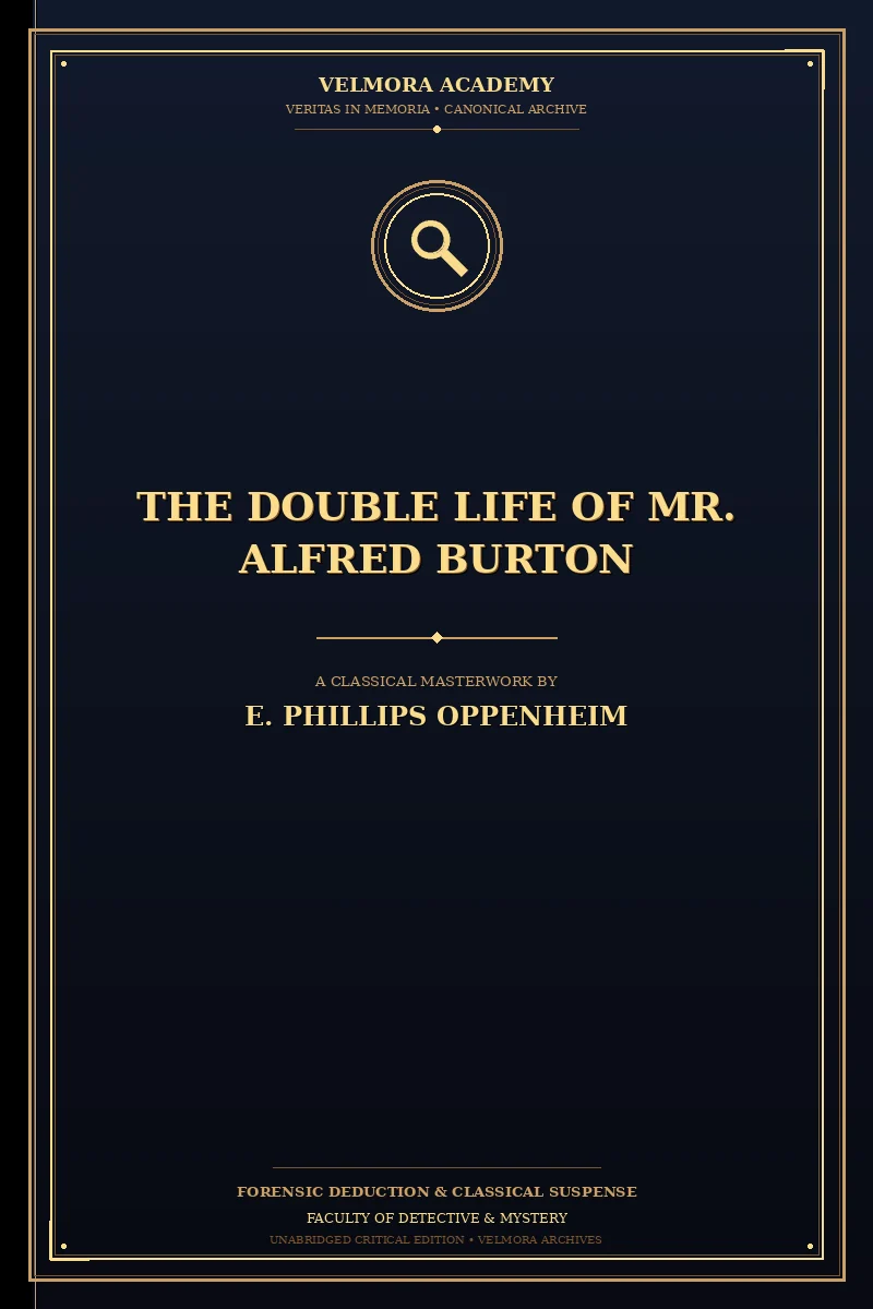 Cover of The Double Life Of Mr. Alfred Burton