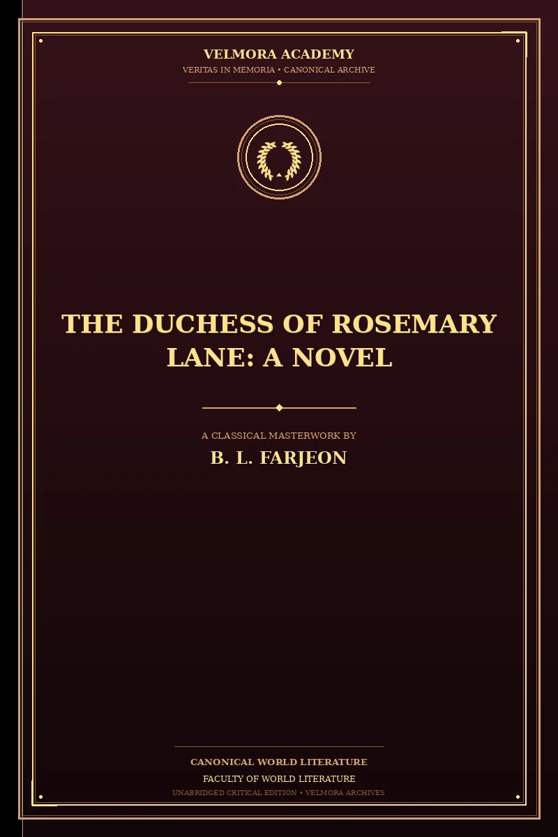 Cover of The Duchess of Rosemary Lane: A Novel