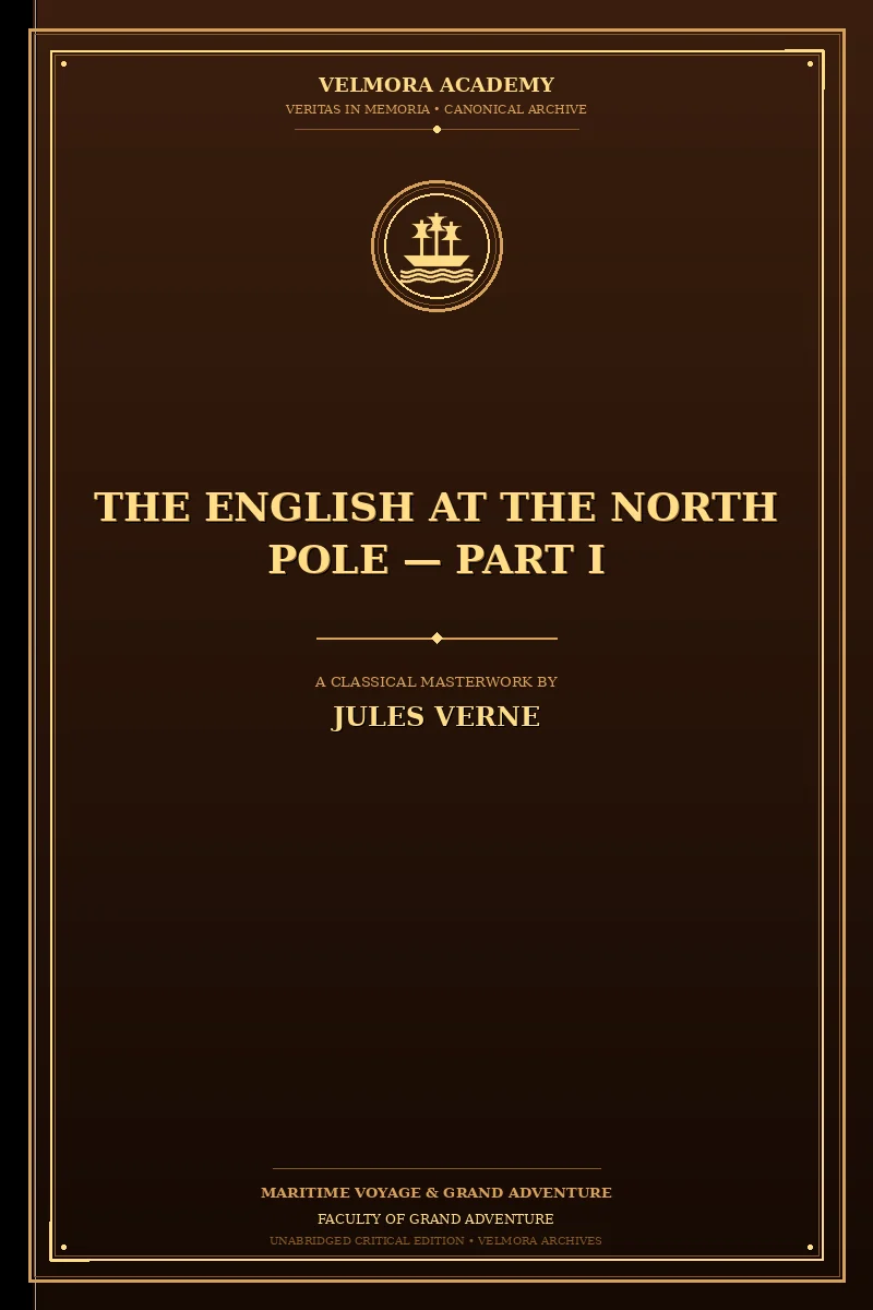 Cover of The English at the North Pole — Part I