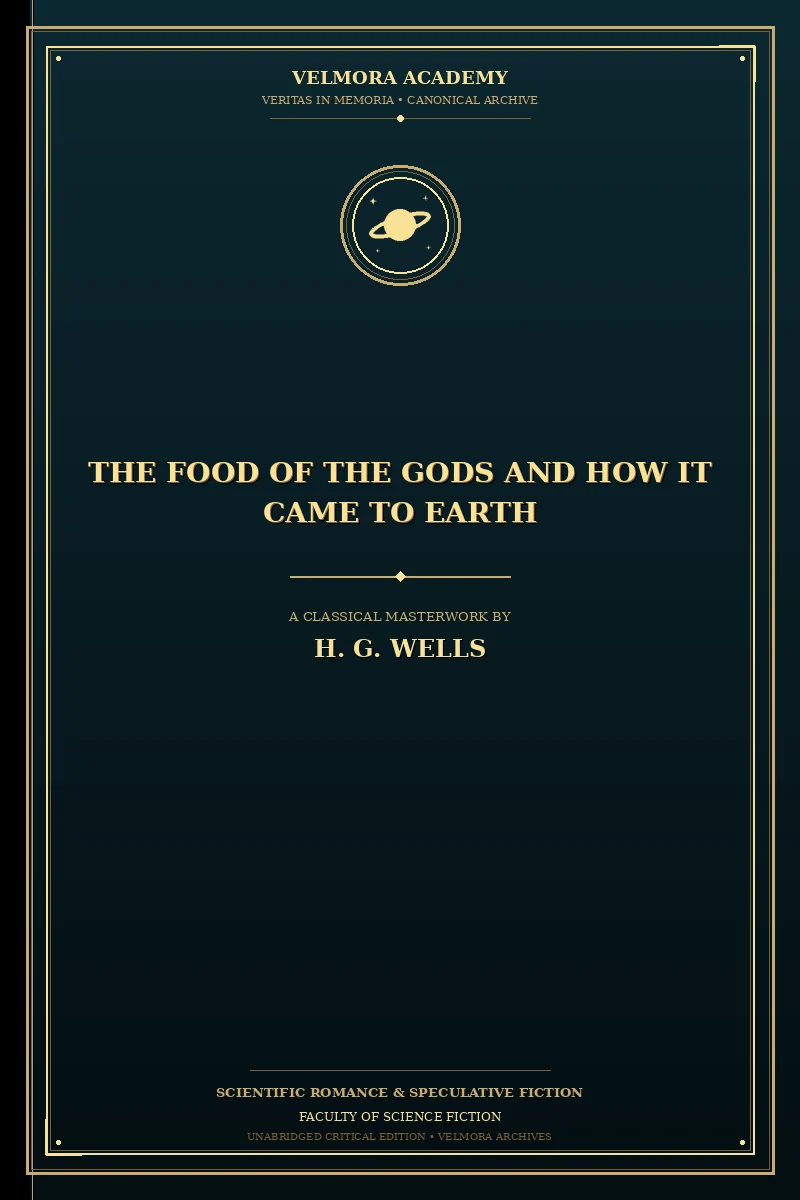 Cover of The Food of the Gods and How It Came to Earth